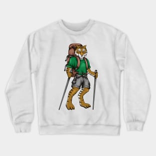 Standing Tiger Backpacker Crewneck Sweatshirt